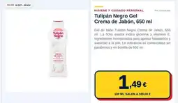Sangüi Tulipán negro - gel crema de jabón oferta