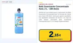 Sangüi Disfruta - balu suavizante concentrado azul, 2 l oferta