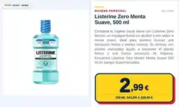 Sangüi Listerine - zero menta suave oferta