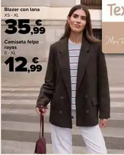 Carrefour Mary T Blazer con lana oferta
