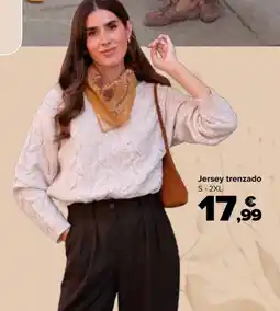 Carrefour Jersey trenzado oferta