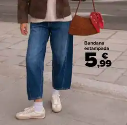Carrefour Bandana estampada oferta