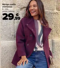 Carrefour Abrigo cuello chimenea oferta