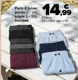 Carrefour Asual bóxer oferta