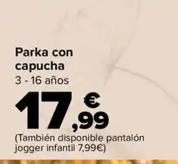 Carrefour Parka con capucha oferta