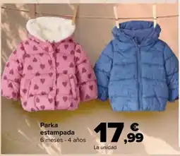 Carrefour Parka estampada oferta