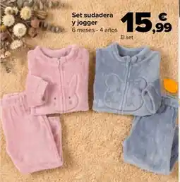 Carrefour Set sudadera y jogger oferta