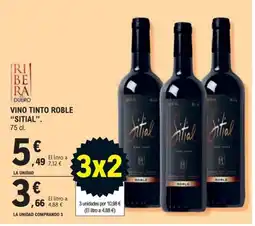 E.Leclerc Sitial vino tinto roble oferta