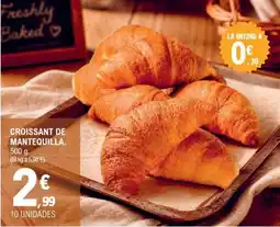 E.Leclerc CROISSANT DE MANTEQUILLA oferta