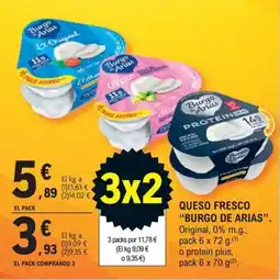 E.Leclerc Burgo de Arias queso fresco oferta