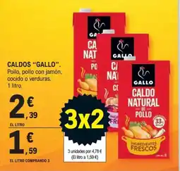 E.Leclerc Gallo caldo natural de pollo oferta