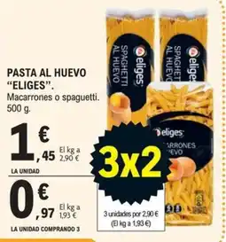 E.Leclerc eliges pasta al huevo oferta