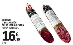 E.Leclerc Vega Tormes chorizo o salchichón cular ibérico extra oferta