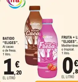 E.Leclerc Eliges batido de fresa oferta