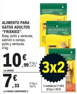 E.Leclerc Friskies aliment para gatos adultos oferta