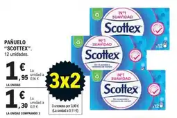 E.Leclerc Scottex pañuelo oferta