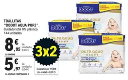 E.Leclerc Dodot toallitas pure aqua oferta
