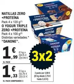 E.Leclerc Danone natillas zero proteina oferta