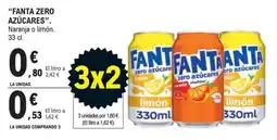 E.Leclerc Fanta zero azúcares oferta