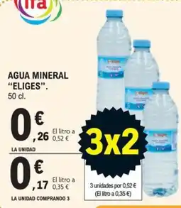 E.Leclerc Eliges agua mineral oferta