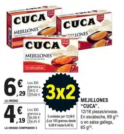 E.Leclerc Cuca mejillones oferta