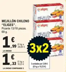 E.Leclerc Eliges mejillón chileno oferta