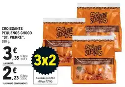 E.Leclerc St pierre croissants pequeños choco oferta