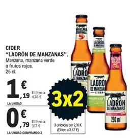 E.Leclerc Ladrón de manzanas cider oferta