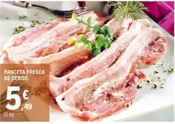 E.Leclerc Panceta fresca de cerdo oferta