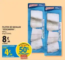 E.Leclerc Pescanova filetes de bacalao oferta