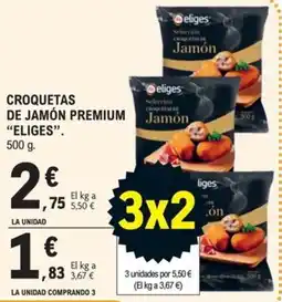 E.Leclerc eliges croquetas de jamón premium oferta