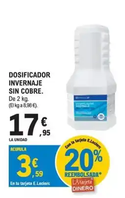 E.Leclerc Dosificador invernaje sin cobre oferta