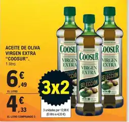 E.Leclerc Coosur aceite de oliva virgen extra oferta