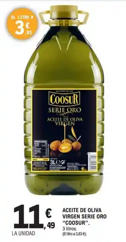 E.Leclerc Coosur aceite de oliva virgen serie oro oferta