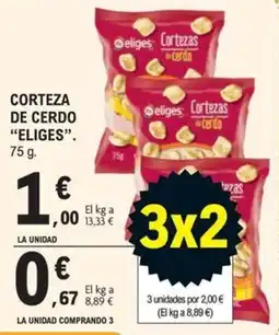 E.Leclerc eliges cortezas de cerdo oferta