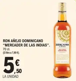 E.Leclerc Mercader ron añejo dominicano mercader de las indias oferta