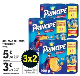 E.Leclerc Príncipe galletas rellenas oferta