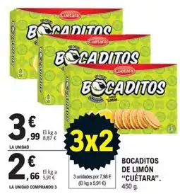 E.Leclerc Cuétara bocaditos oferta