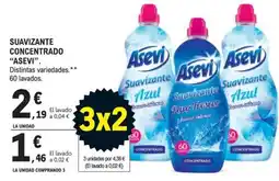 E.Leclerc Asevi suavizante azul oferta
