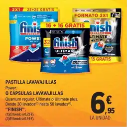 E.Leclerc Finish pastilla lavavajillas oferta