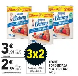 E.Leclerc La Lechera leche condensada oferta
