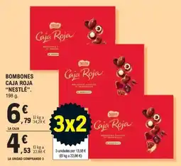 E.Leclerc Nestlé caja roja bombones oferta