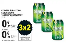 E.Leclerc Shandy Cruzcampo oferta