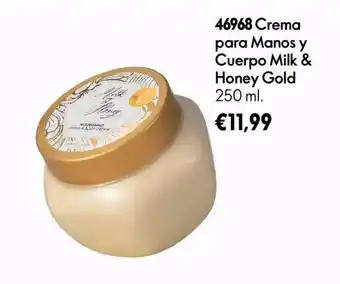 Oriflame Crema para Manos y Cuerpo Milk & Honey Gold