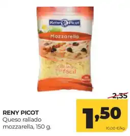 Alimerka reny picot queso rallado mozzarella oferta