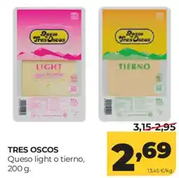 Alimerka Tres Oscos queso light o tierno oferta