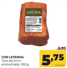 Alimerka Cor Leyenda taco de lomo embuchado oferta