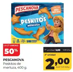 Alimerka Pescanova peskitos de merluza oferta