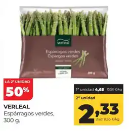 Alimerka Verleal espárragos verdes oferta