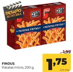 Alimerka Findus patatas micro oferta